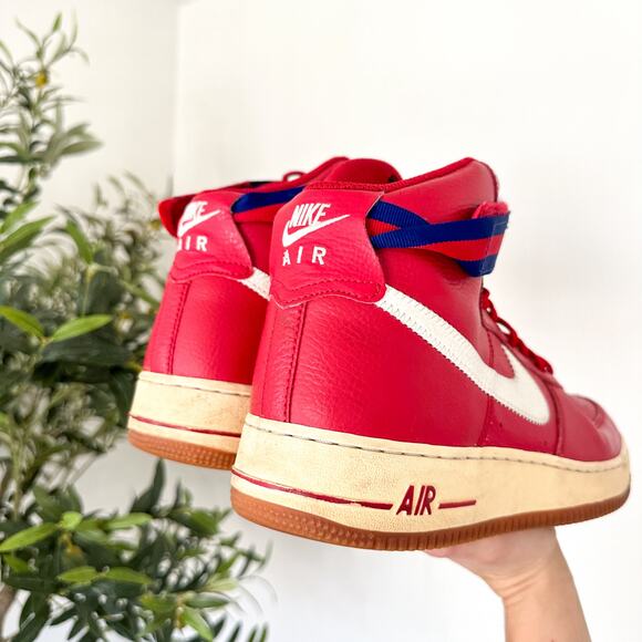 Nike Air Force 1 2015 High 07 Lace-Up Sneakers Gym Red 9.5 main image 6